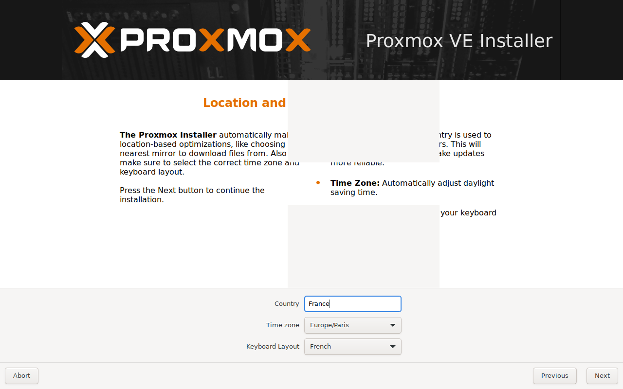 proxmox-install-timezone