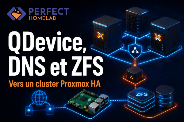 Perfect Homelab [E11] : QDevice et DNS Technitium — sécuriser le cluster avant la migration